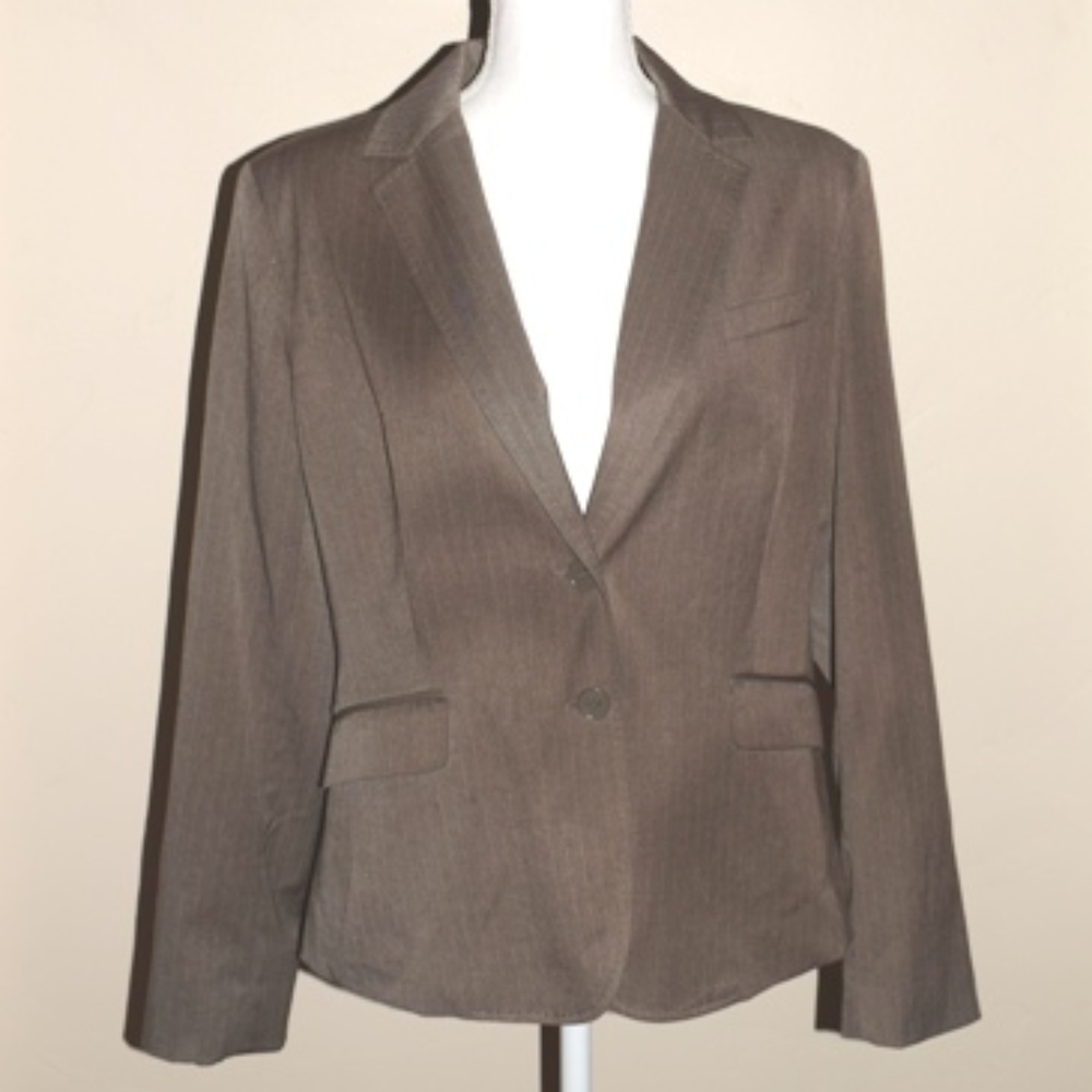 NY & Co. Luxe Pinstripe Blazer  Size: 16